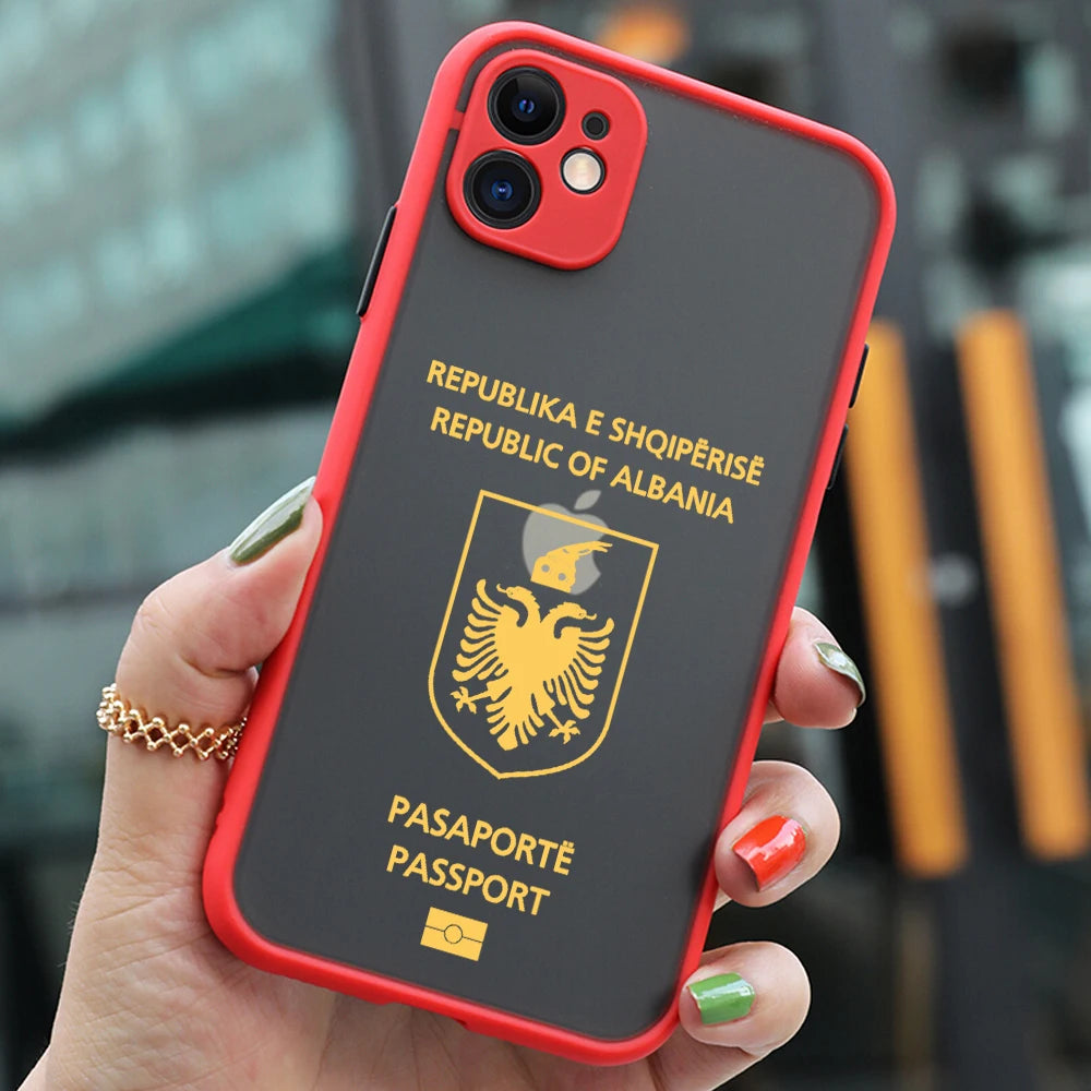 Pasaporta Shqiptare / Style 1  Iphone