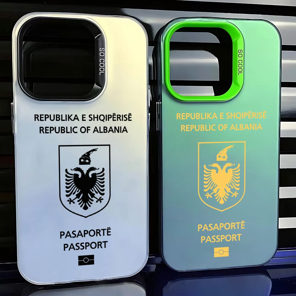 Pasaporta Shqiptare /STYLE 2  iPHONE